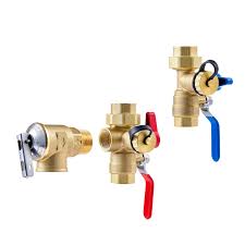 GIVIMO 3/4-in Tankless Water Heater Service Valve Kit with ...