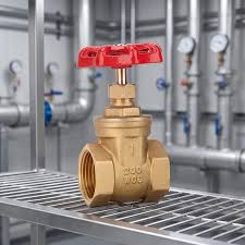 1/2 Inch Brass Stem Gate Valve with Hand Wheel - Female ...
