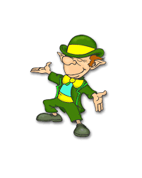 Image result for leprechaun . animated pic
