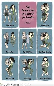 The Kama Sutra of Sleeping for Couples | Funny Pictures, Quotes ... via Relatably.com