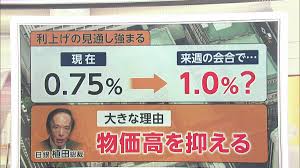 大きな理由は「物価高抑制」 日銀1%に利上げへ 「日銀の政策はすでに後手に回っている」市場関係者の指摘も