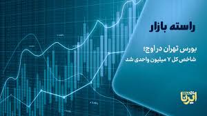 بورس تهران در اوج؛ شاخص کل ۷ میلیون واحدی شد