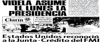 Resultado de imagen para dictadura militar argentina