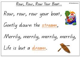 Resultado de imagen de row your boat