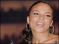 Ms Dynamite sang pro-peace lyrics at the Brits - _38871157_dynamite_ap