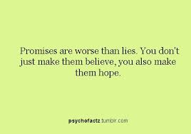 Broken Promises Quotes on Pinterest | Pinky Promise Quotes, Broken ... via Relatably.com