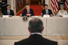 Trump’s college sports roundtable: Two hours of talk, with few solutions
