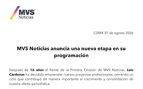 Fortalece MVS Noticias su oferta informativa con nueva programación