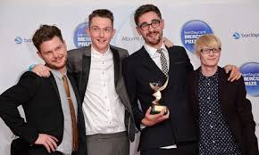 Alt-J&#39;s <b>Joe Newman</b>, Gwil Sainsbury, Thom Green and Gus Unger-Hamilton with <b>...</b> - Alt-J-win-the-Mercury-pri-010