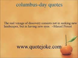 columbus-day quotes @ http://quotejoke.com - YouTube via Relatably.com