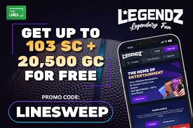 Get up to 103 SC + 20,500 GC for FREE on Hawks vs Knicks NBA: Use Legendz Code LINESWEEP