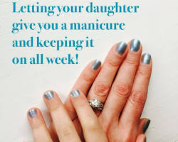 Image de Mom's Favorite Quote Nail Art