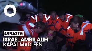 Video Detik-detik Israel Ambil Alih Kapal Bantuan Gaza Greta Thurnberg Cs