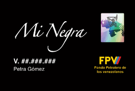 Resultado de imagen para TARJETA LA NEGRA DE  ROSALES