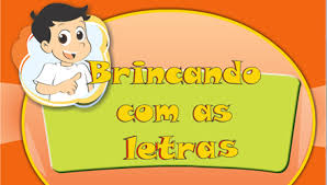 Resultado de imagem para noas brincando com as letras