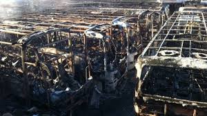 Image result for burnt out first bus