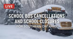 Winter Weather Forces School Bus Cancellations Across Southern Ontario
