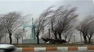 وزش تندباد با سرعت ۹۴ کیلومتر بر ساعت در اردبیل