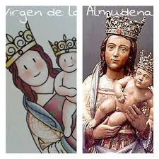 Resultado de imagen para Virgen de la Almudena