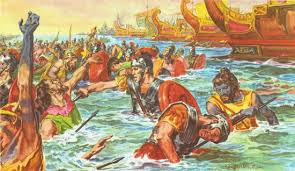 Image result for 55 B.C.E August 26 Julius Caesar lands