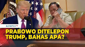 Presiden Prabowo Terima Telepon dari Presiden AS Donald Trump, Bahas Apa?