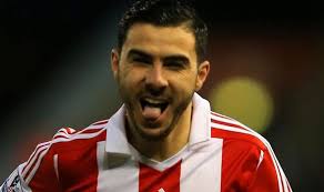 OUSSAMA ASSAIDI returns for Stoke as they welcome relegation-threatened Fulham to the Britannia. - 459946929-473823