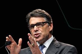 Rick Perry, the longest-serving governor in Texas history, kicked off the state GOP convention in Fort Worth today. - IMG_8005