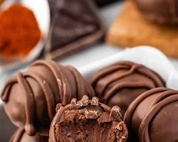 Image of spicy chocolate truffles photo
