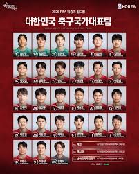 The back number of the South Korean national soccer team of 