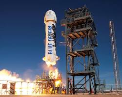 Bildmotiv: Blue Origin rocket launch
