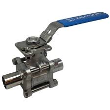 Direct Mount Sanitary Ball Valve | 3 Piece | 2 way ...