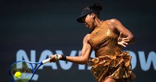 Naomi Osaka in Match at Bad Homburg