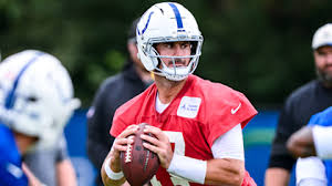 Daniel Jones prepares for the Colts Week 1 game against the Baltimore Ravens