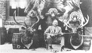 Image result for queen elizabeth with tiger shot in india