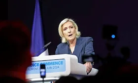 French stocks leap in Le Pen 'relief rally' - latest updates