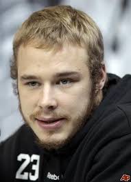 Dustin Brown. Fully committed to this Amish look. - brown