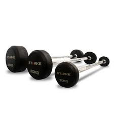 SET DE 5 BARRAS RECTAS MONTADAS DE GOMA 10 A 30KG