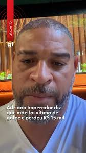 Adriano Imperador diz que mãe foi vítima de golpe e perdeu R$ 15 mil: 'É melhor devolver'
