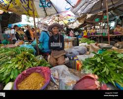 Image of Cambodian local market vendors