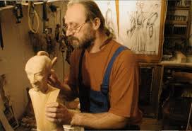 Antonín Müller - woodcarver and puppeteer - am