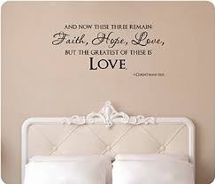 Amazon.com - 44&quot; And Now These Three Remain Faith Hope Love But ... via Relatably.com