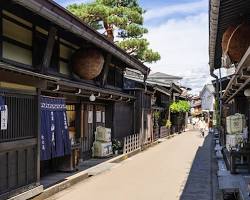 飛騨高山の古い町並みの画像