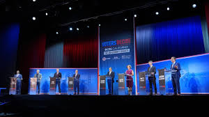 California governor candidates struggle for standout moments at feisty debate