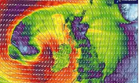 Nasty 'Storm Kathleen' forecast to 'pack a punch' with 72mph gales and heavy rain this weekend