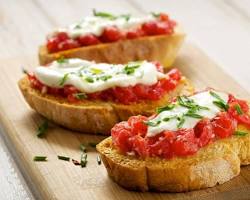 Image de Bruschettas tomates mozzarella