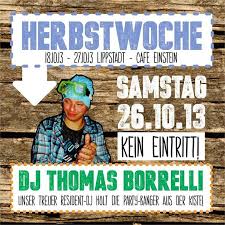 Event - Dj Thomas Borrelli - Café Einstein - , Lippstadt - 26.10 ... - flyer_image-default-1