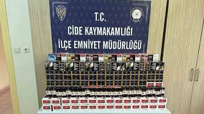 Kastamonu'da 52 binden fazla makaron ele geçirildi: 1 gözaltı İhlas Haber Ajansı