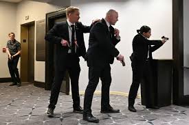 Trump rushed off stage after possible shots fired at White House Correspondents’ Dinner