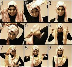 Image result for tutorial hijab