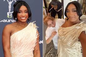 Simone Biles Had to Be ‘Sewn into’ Her Gown for the 2026 Laureus World Sports Awards